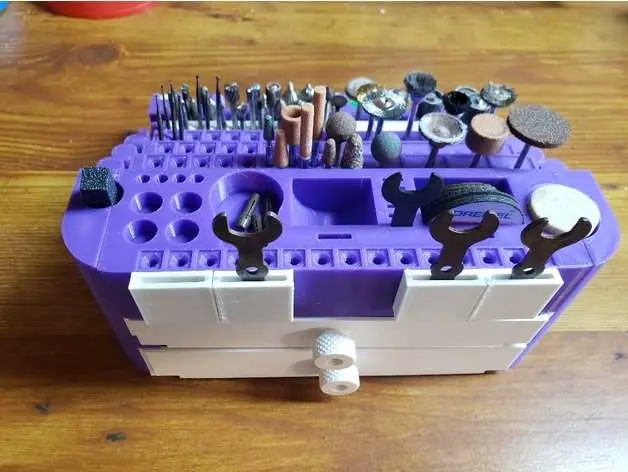Dremel bit organizer