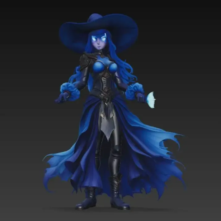Blue Witch character