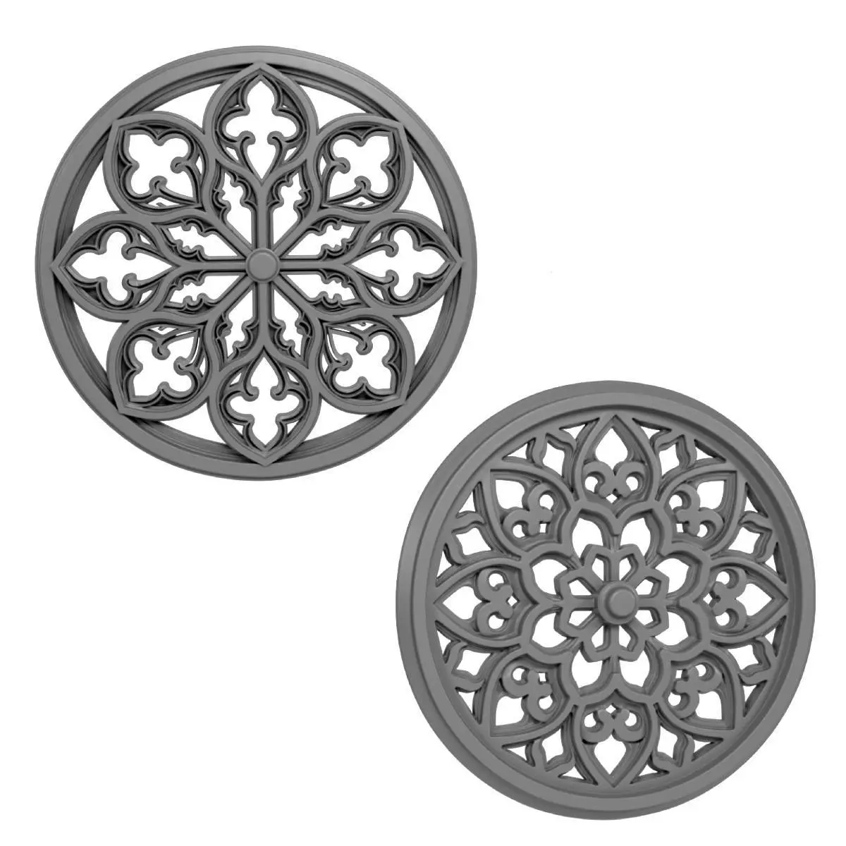 Gothic round windows 2