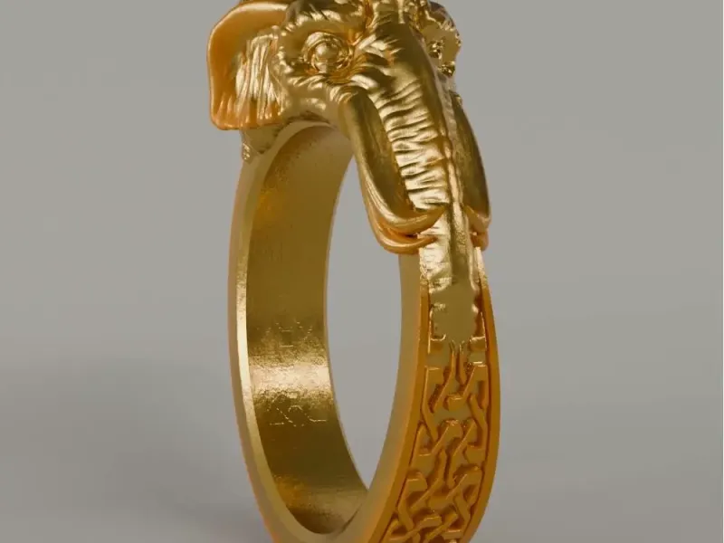 Mammoth ring 3D print model