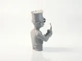 Bart Simpson Bust Cartoon Character 3D Printable-3