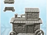 Half-timbered caravan on wheels with rope terrace (9) - mini-1