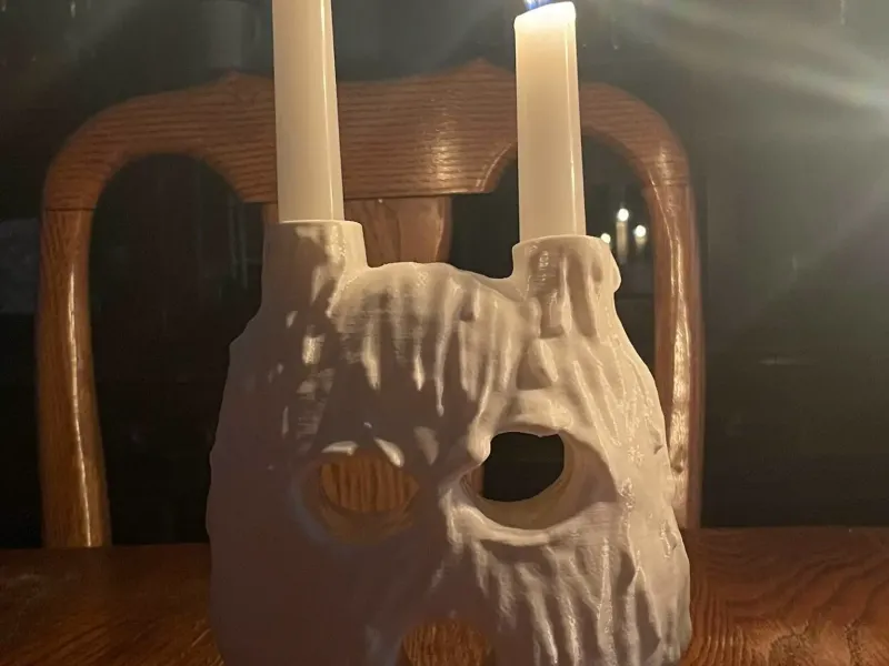 Candleman Head - candle holder