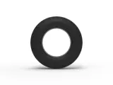 Tractor front tire 4 Scale 1:25-5