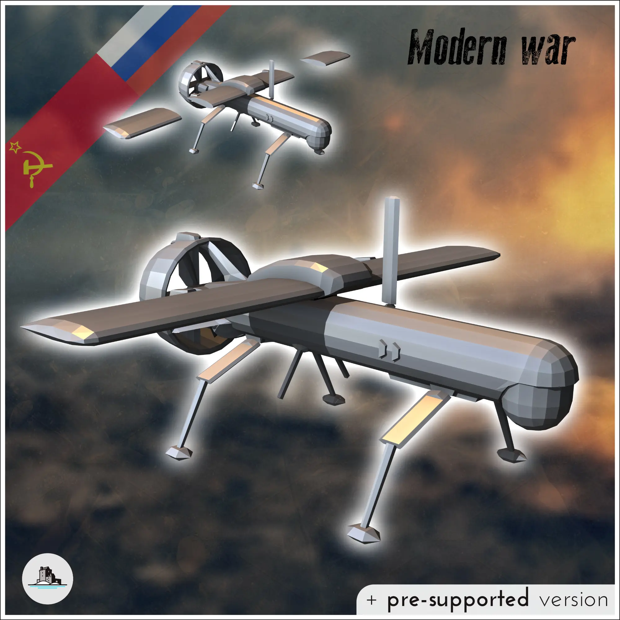 Яковлев Пчела-1Т БПЛА советский беспилотник - миниатюры warhammer t