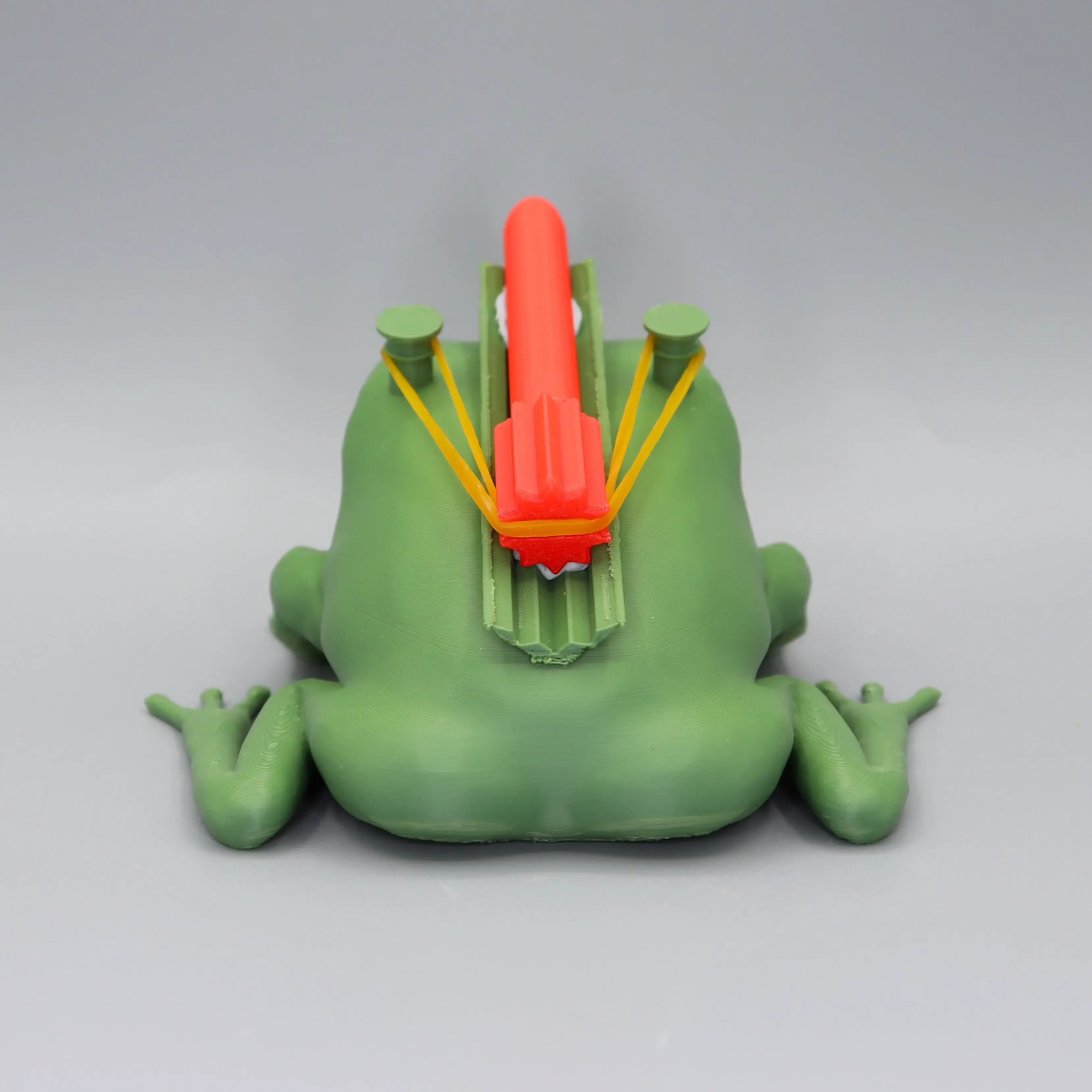 Missile toad toy