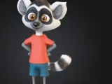 Cartoon Lemur 2-0
