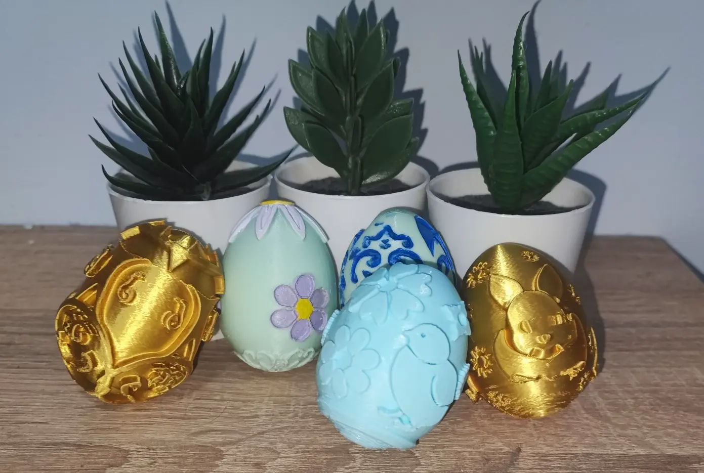 Bunch of easter eggs