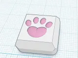 Paw Print Keycap-0