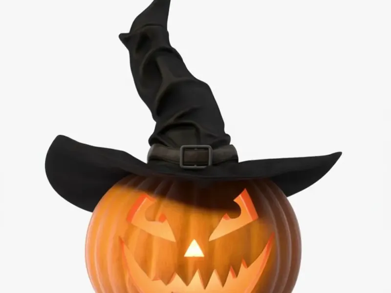Pumpkin in a hat