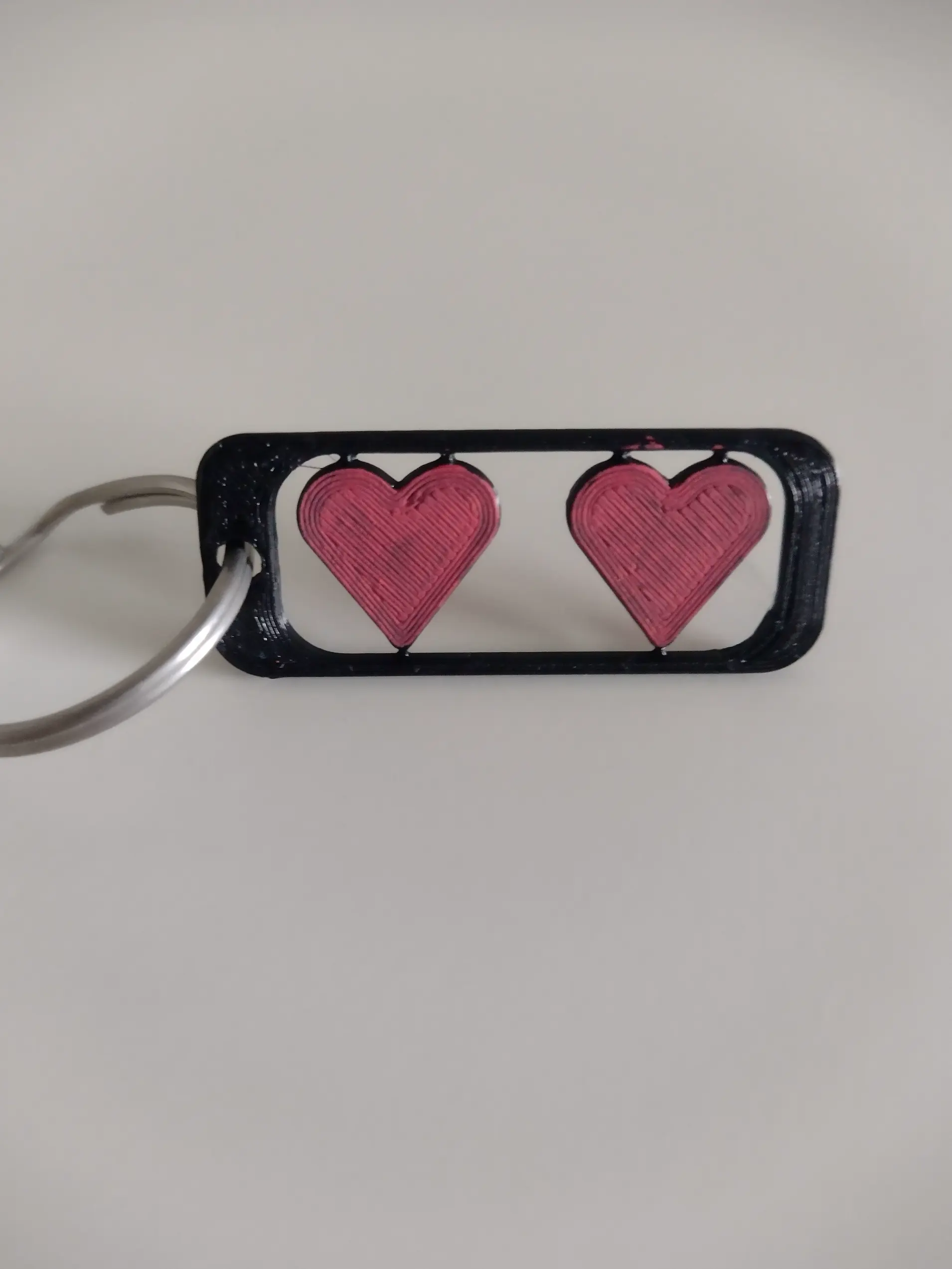 Valentines Hearts Keyring (V2)