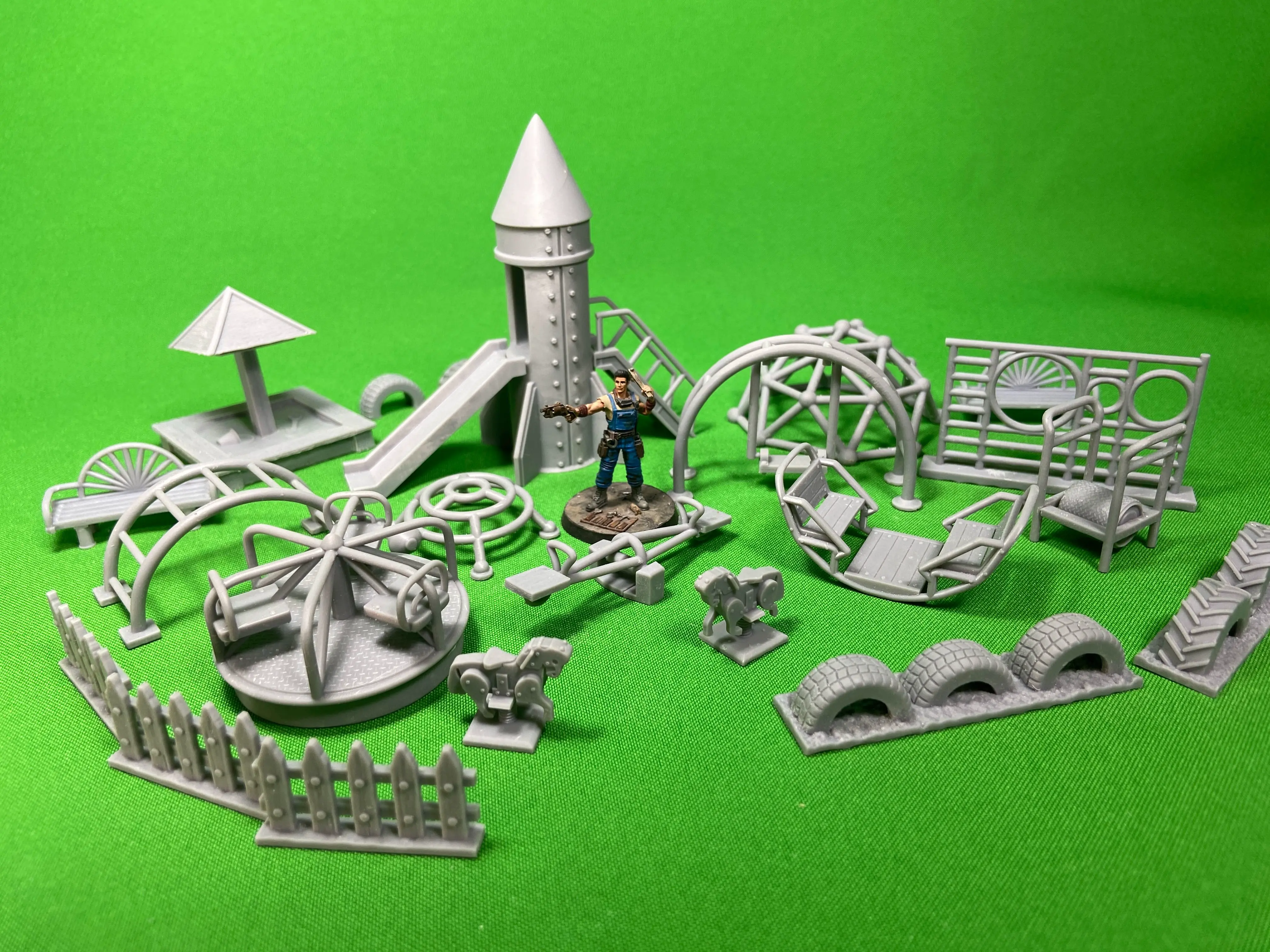 Sowjetischer Spielplatz
