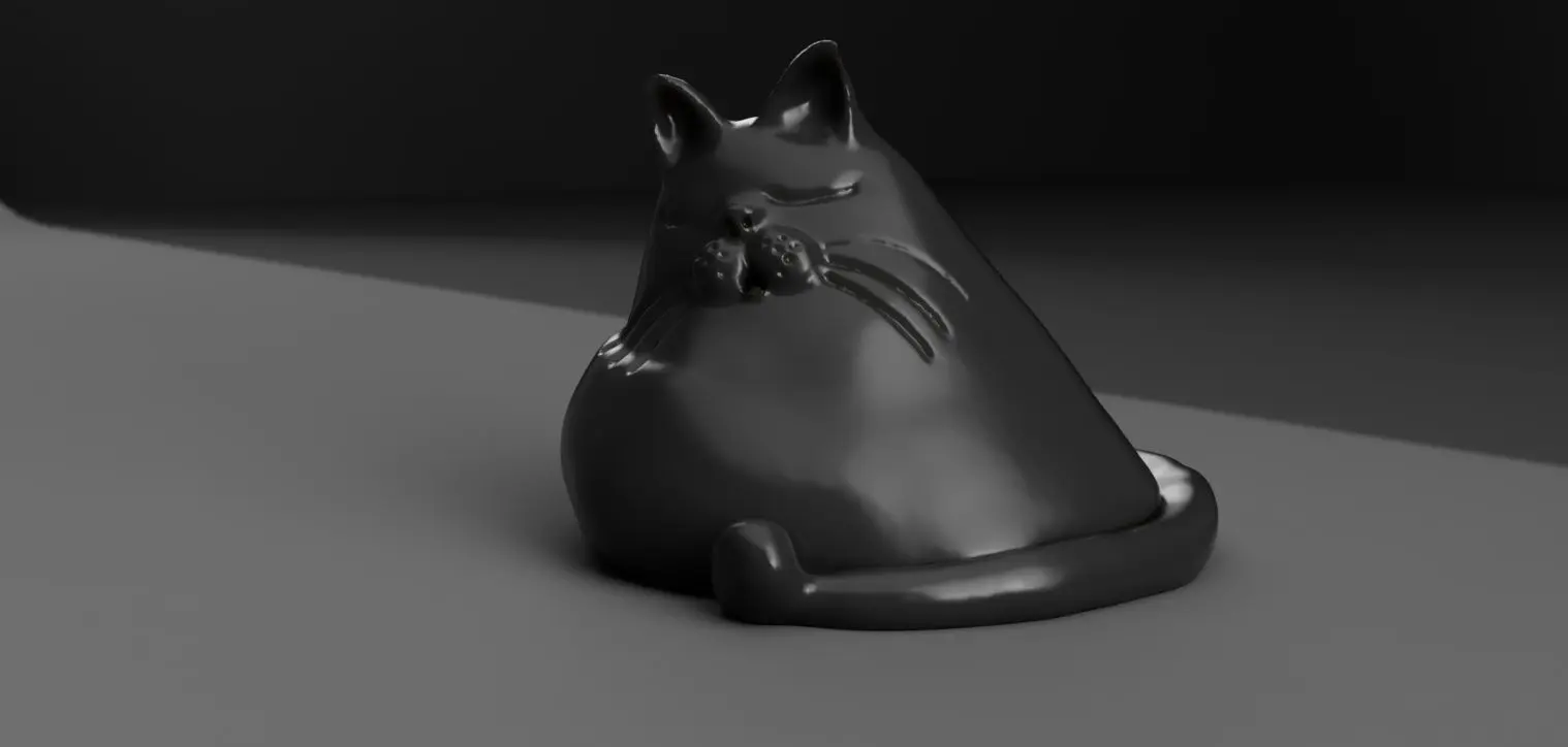 Gatto paffuto addormentato