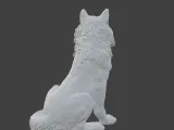 Wolf Statue-2