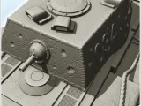 КV-1 M1941 - Rússia URSS WW2 Flames of War Bolt Action-8