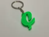 Letter Ç Keychain-0