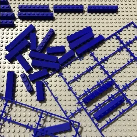 Impresión en masa - Ladrillos de línea (1xX) - Compatible con Lego