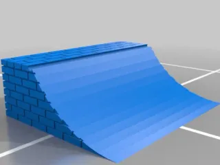 Brick quarter pipe