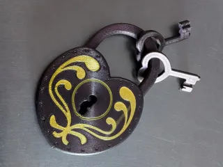 The Heart Lock: Functional 3D-Printed Padlock
