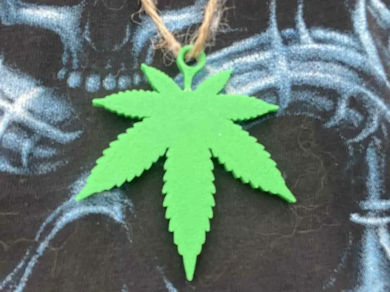 Cannabis-Anhänger für den Türknauf oder um den Hals