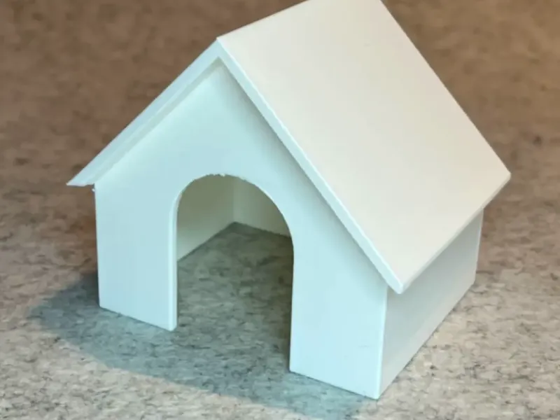 Casita para perro para casa de muñecas casa en miniatura escala 1:18