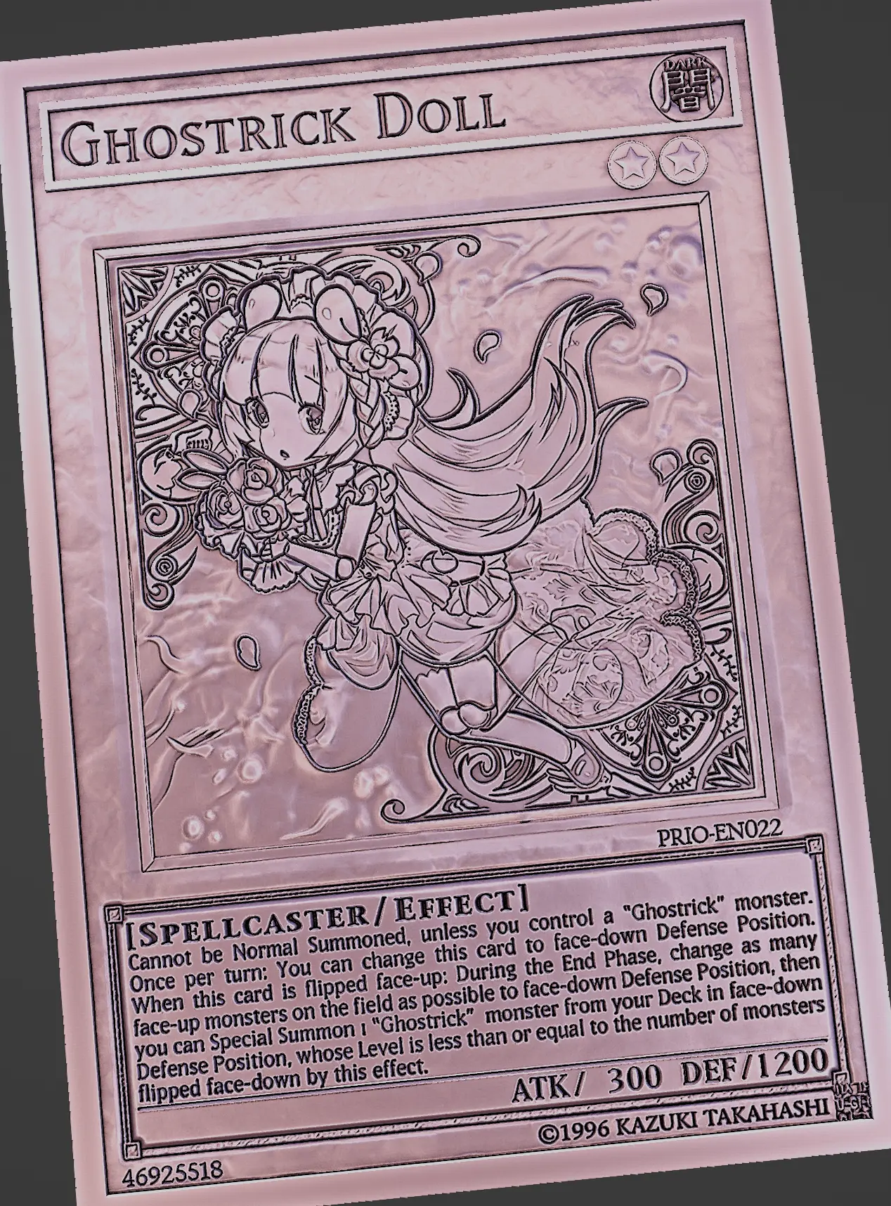 boneco ghostrick - yugioh