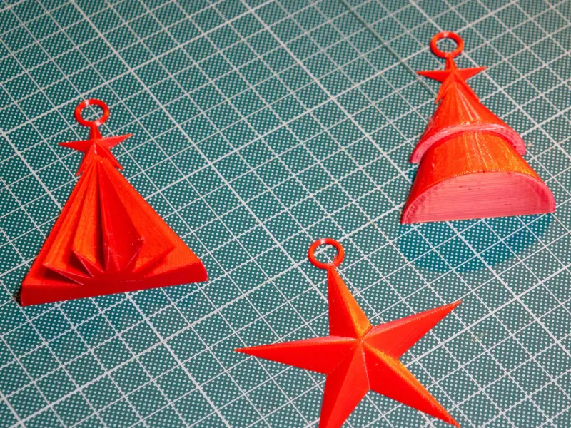 Three Christmas Tree Decorations