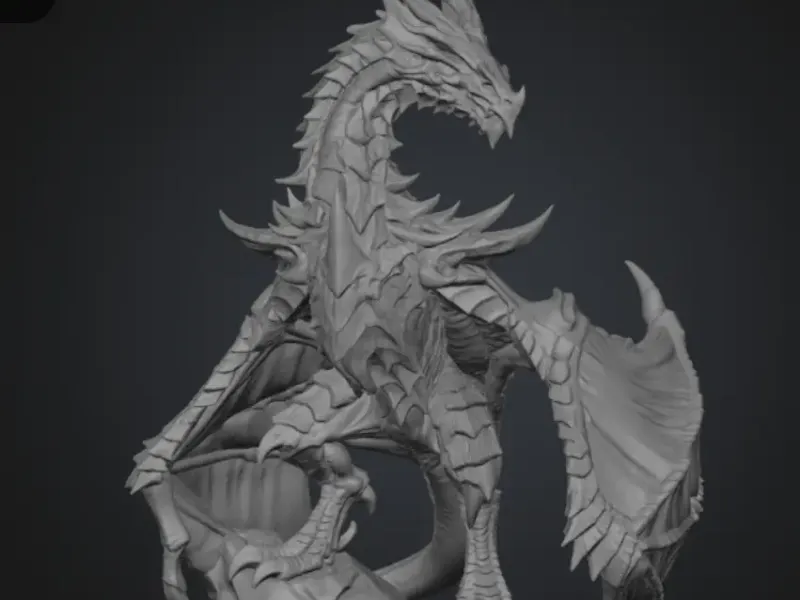 alduin fan art from skyrim