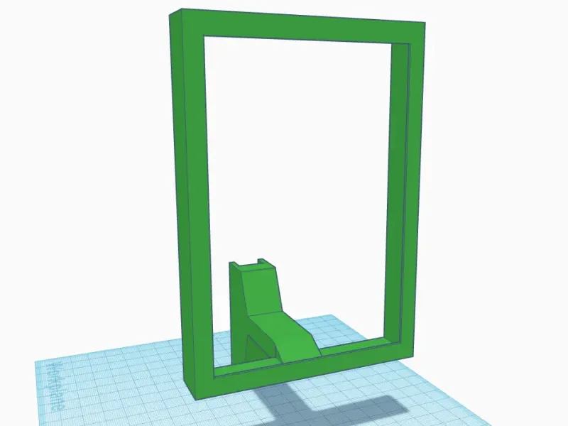 Wandmontierbarer Lithophan-Rahmen im Format 102x153mm