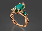 Marquise Twig Ring-2