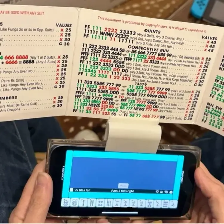 Mahjong Card Holder