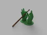 Chopstick holder with hands-0