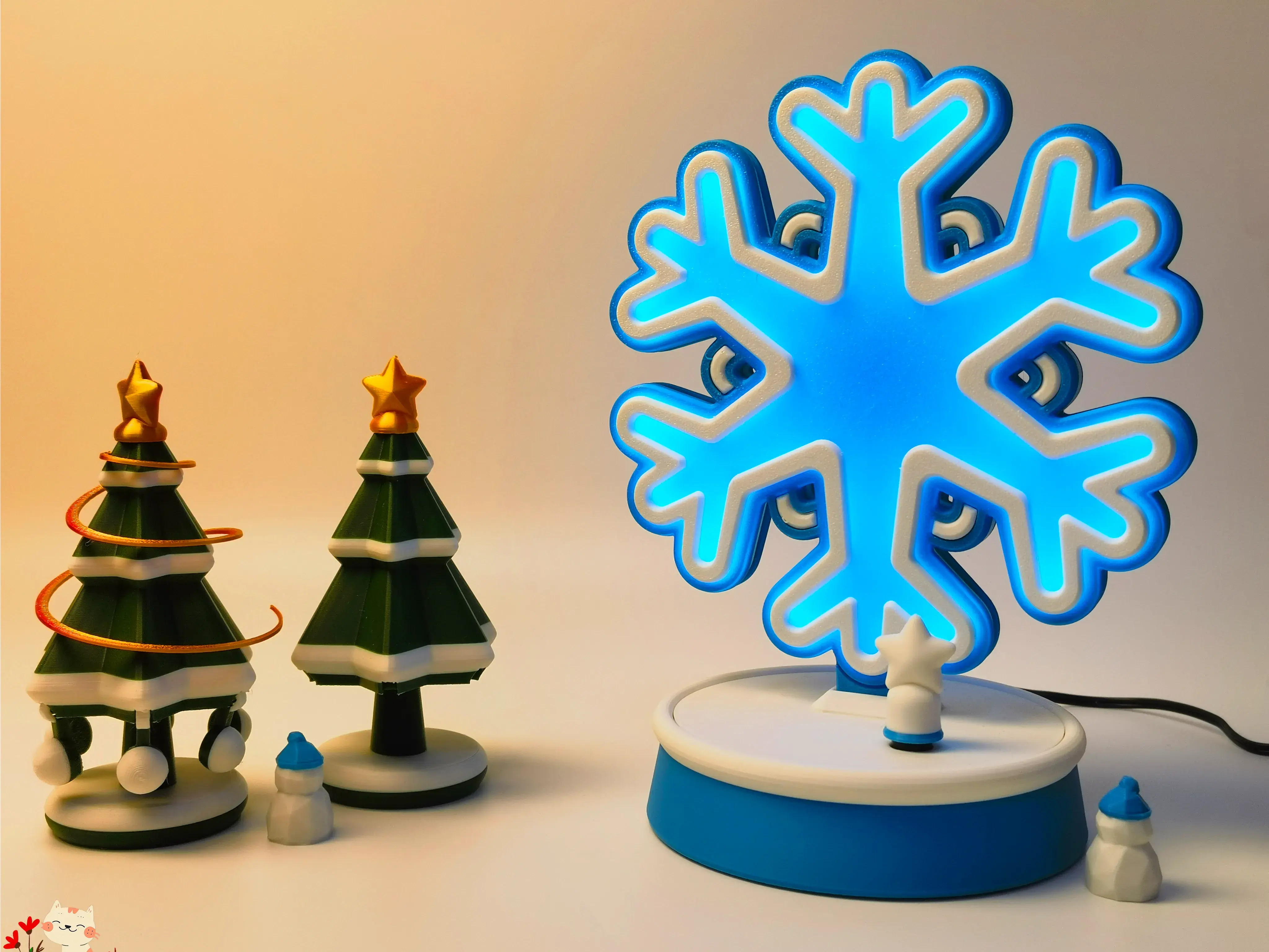 Christmas Snowflake Lamp