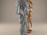 Fun Pharaoh Action Figure STL for 3D Printing-5