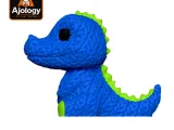 Knitted Cute Crocodile – STL & 3MF Files for 3D Printing-3