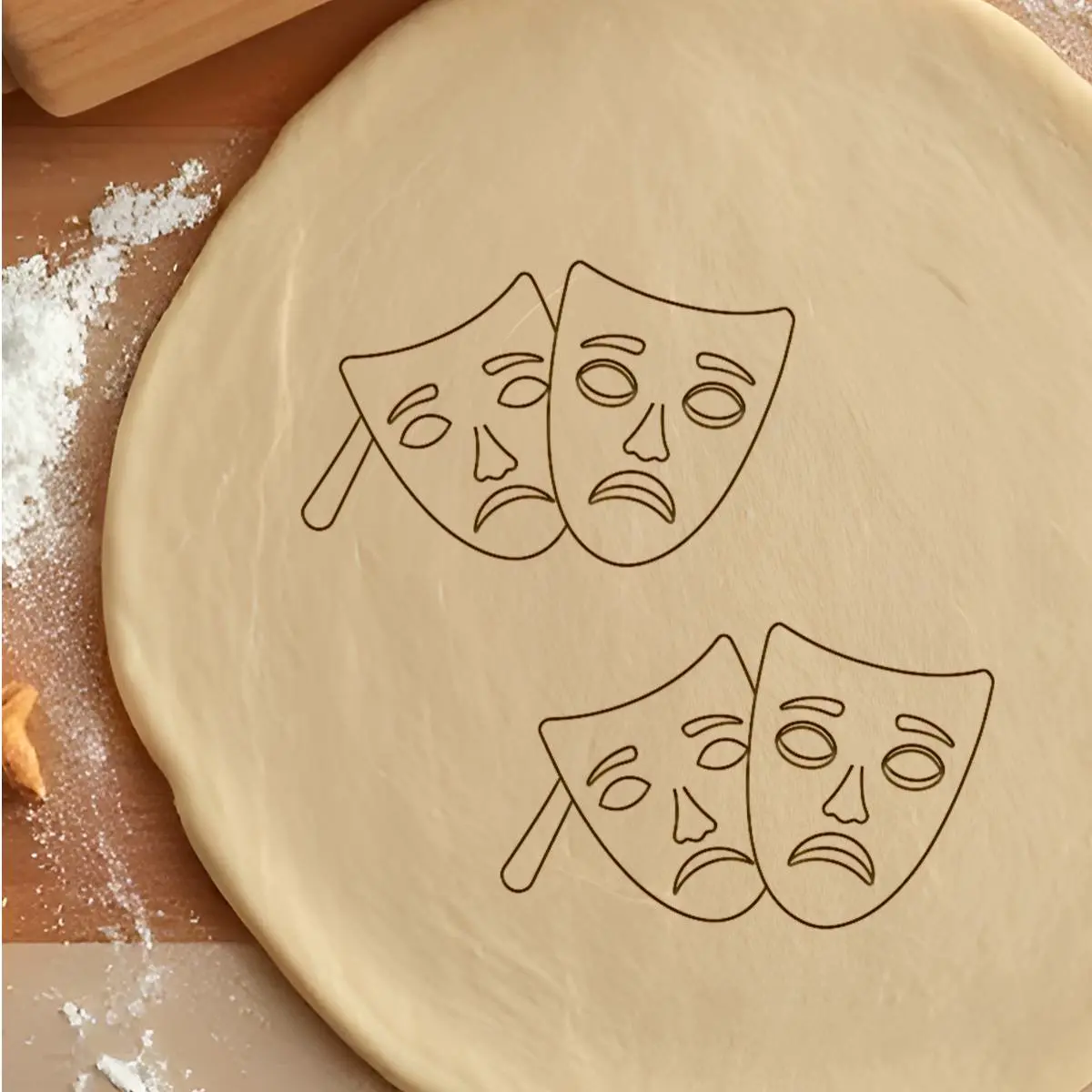 Mask Cookie Cutter, Biscuit Cutter