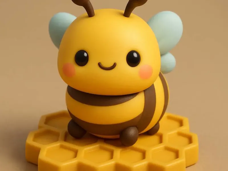 Abeja kawaii cute