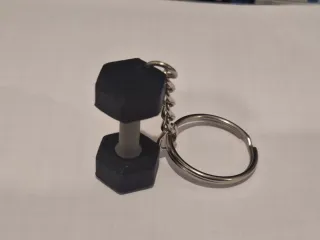 Dumbell keychain