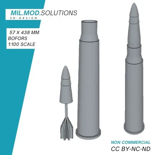 57 x 438 mm Bofors Ammunition Försvarsmakten NATO