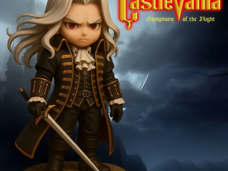 Alucard Castlevania Symphony of the night Chibi