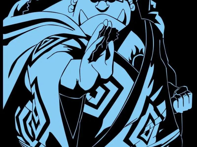 Jimbei stencil