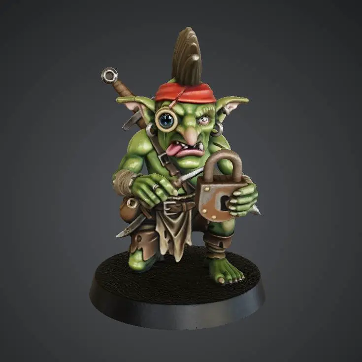 DND Goblin Rouge miniature