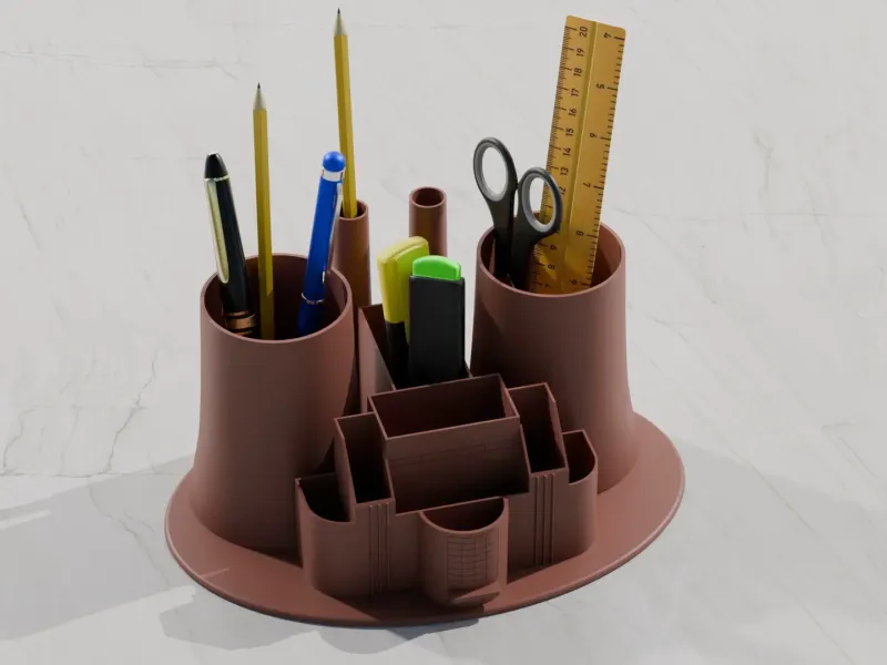 Pen holder Power Station