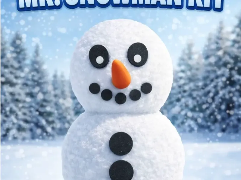 Mr. Snowman Kit - The Mr. Potato Head for the Snow