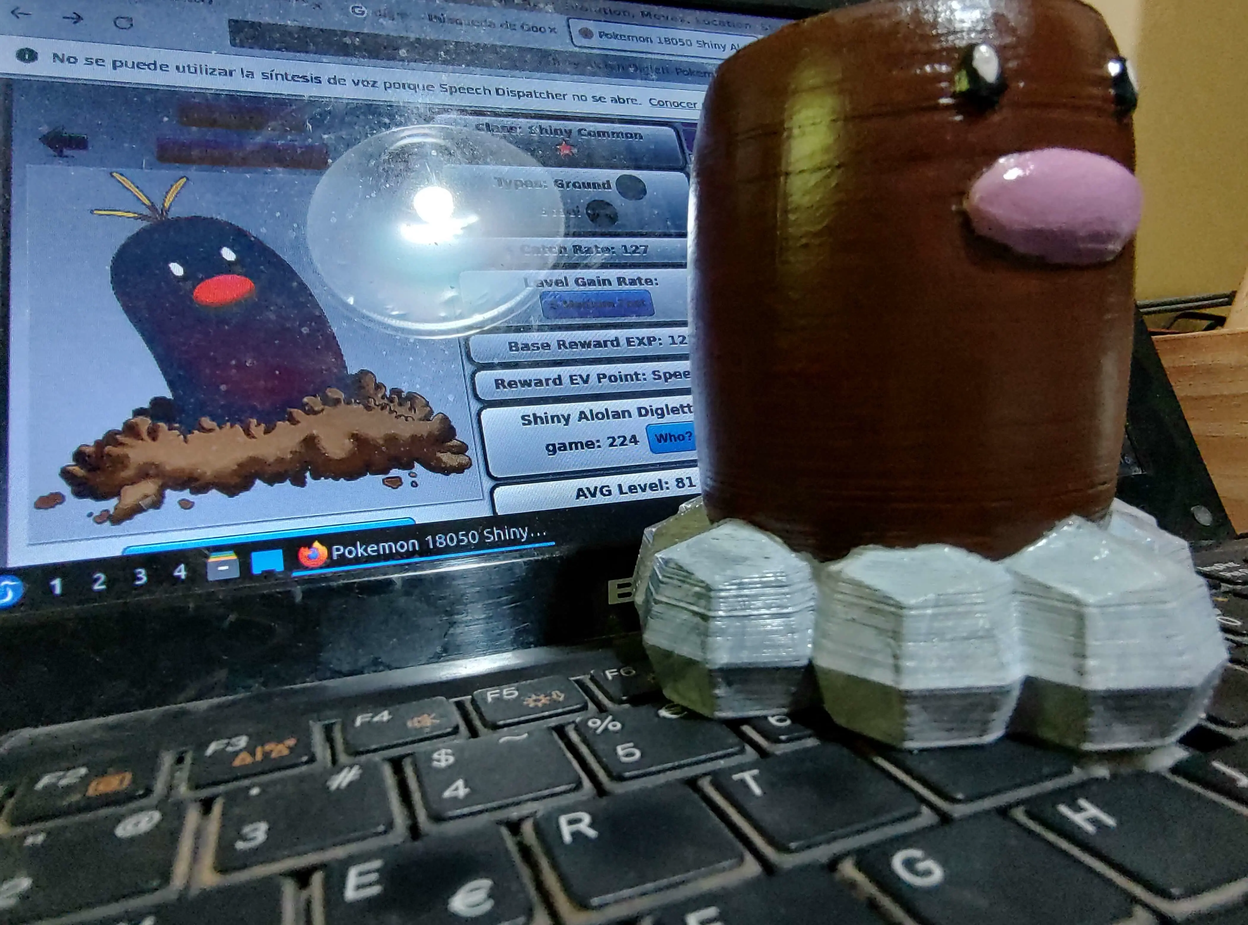 Diglet Pockemon Planter / Maceta
