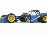 Diecast Supermodified front engine race car Scale 1 to 25-1