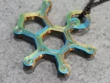 Caffeine Molecule 3D Model-1