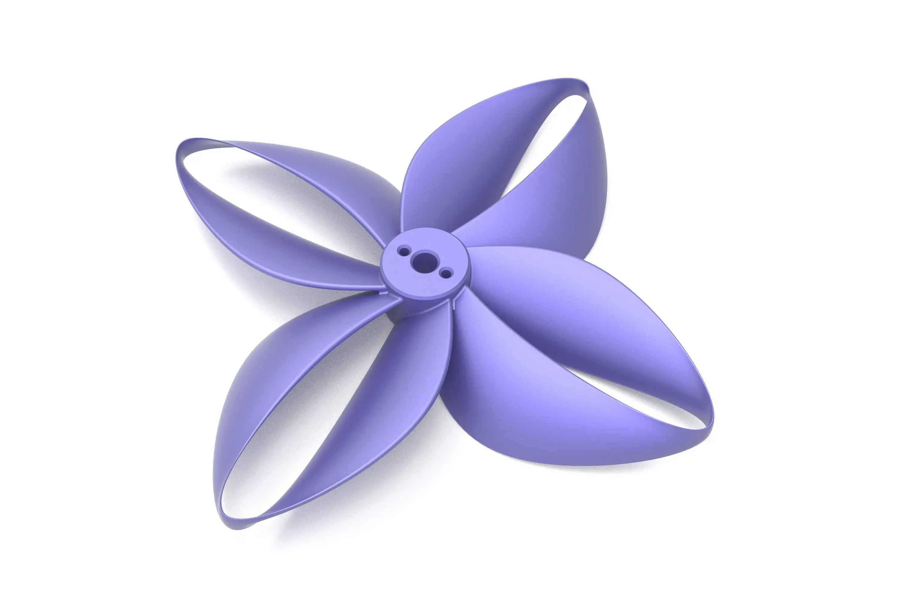 Toroidal drone propeller - 4 blades