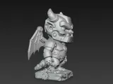 Techno-Gargoyle Statue-5