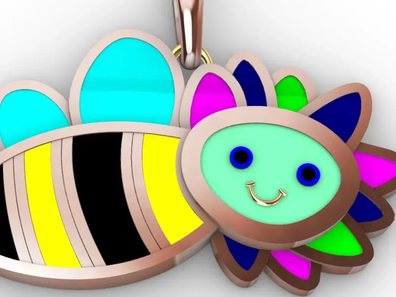 Cute Honey bee Pendant